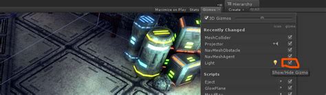 Hide Gizmos Unity 的图像结果