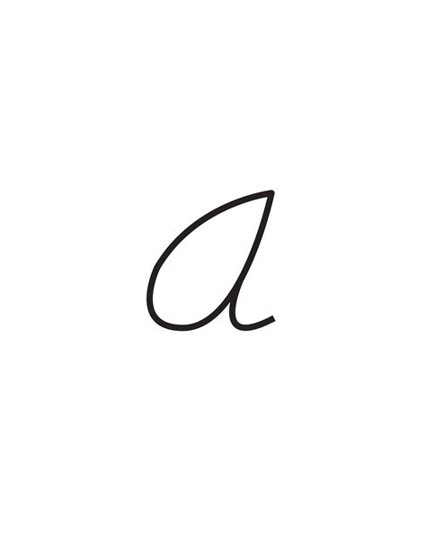 A In Cursive Capital Free Cursive Letters Printable: Royal Fancy