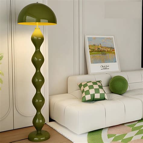 LITFAD Unique Floor Lamp with Iron Shade and Foot Switch Modern Floor ...