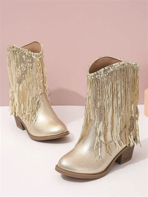 Mia Belle Girls Fringe Cowboy Boots | Shoes By Liv & Mia