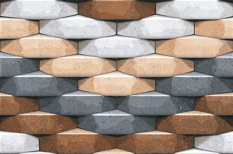 Buy EHM 3D Block Multi Wall Tiles Online | Orientbell Tiles