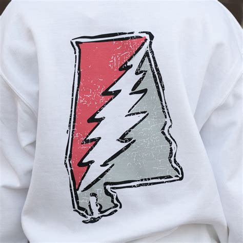 Crimson and Grey Grateful State Crewneck Sweatshirt – JNJ Apparel Store