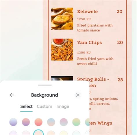 Image result for Free Menu Making