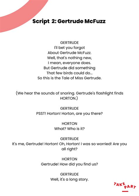 Seussical Jr Auditions - Take Part