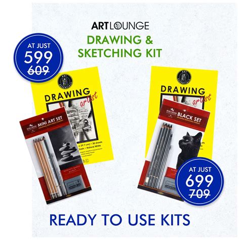 Ready to Use - Drawing & Sketching Kit - 2 | Art Lounge