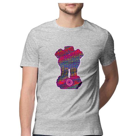 Psychedelic Indian Emblem Men's T-Shirt – CBD Store India