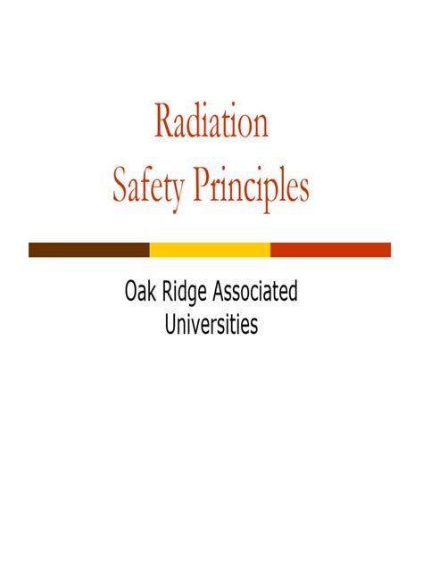 Image result for Basic Radiation Safety Principles