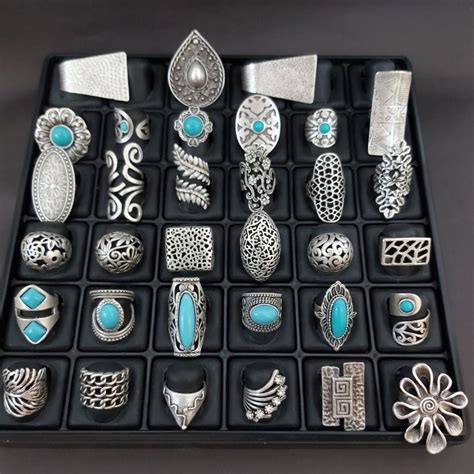 Buy Ethnic Adjustable Ring Rings for Women Adjustable Silver Online in ...