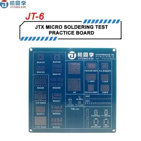 SOLDERING STATION - Jitongxue JT-6 JTX Micro Soldering Test Practice ...