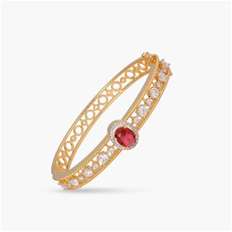Shop Neelima Nakshatra CZ Red Bracelet | Indian Jewellery - Tarinika India