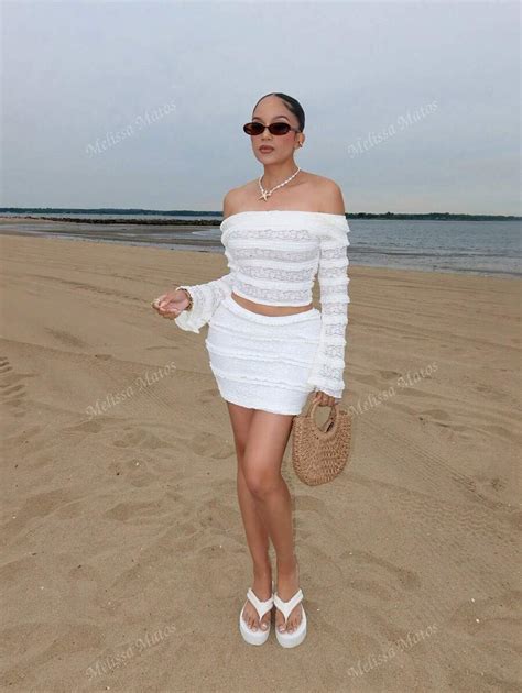 Melissa Matos Women One Piece Lace Cake Net Mesh Mini Skirt, Concert ...