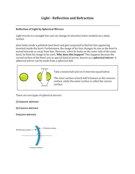 Image result for Class 10 Science Physics Magnet Light Reflection Refraction Part 2