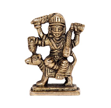 Buy Dattatreya Brass Indian Lord Hindu God Shree Kal Bhairav Idol Pooja ...
