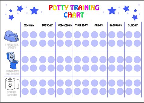 Boy Potty Training Sticker Chart at Tyler Angel blog