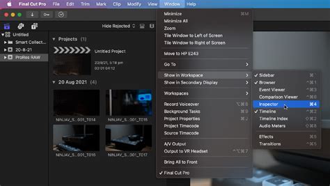Final Cut Pro ProRes Setting 的图像结果