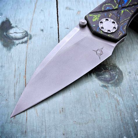 Sharknivco Mini Goblin Gecko Camo Carbon RWL34 Blade - EDC Lifestyle Exclusive