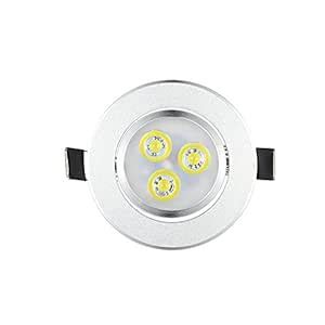Buy Yuans Silver LED Ceiling Recessed Down Light Fixture Lamp er Bright ...