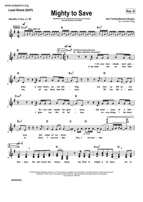 Image result for Mighty to Save Tutorial