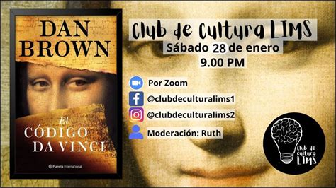 EL CÓDIGO DA VINCI - DAN BROWN, January 22 2023 | Online Event ...