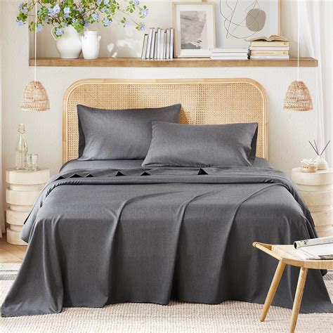 Amazon.com: Comfort Spaces Cooling Sheet Set Poly X Rayon Blend (Rayon ...