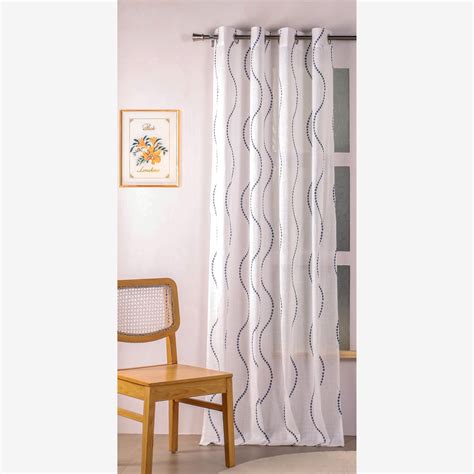 Eyelet Cotton Sheer Curtain | HomeMonde Lifestyle