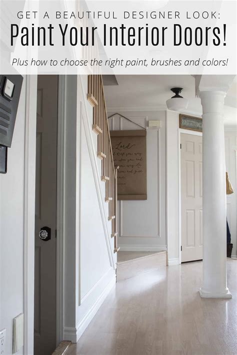 Get a Beautiful Designer Look When You Paint Your Interior Doors!