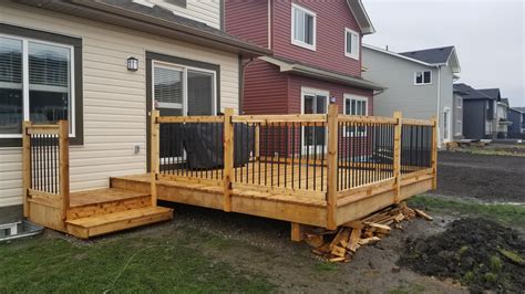 Pressure Treated Deck Railing