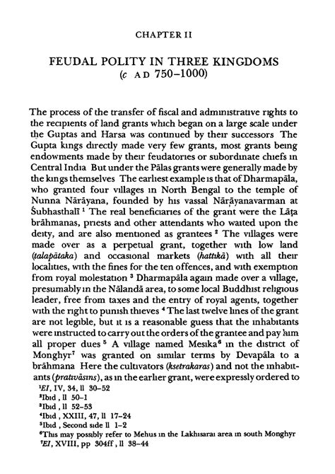 Indian Feudalism Ram Saran Sharma-pages - CHAPTER II FEUDAL POLITY IN ...