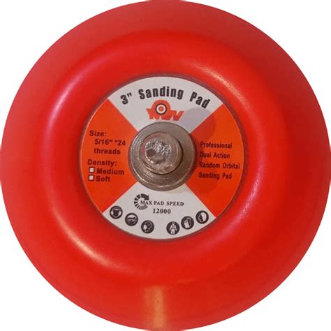 North Wolf DA Backing Plate, 3" – Planet Car Care