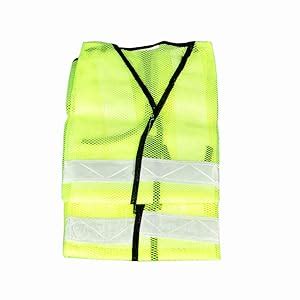 Ladwa 2 Pcs Reflective PVC Stripes Safety Jacket for Road Safety Work ...