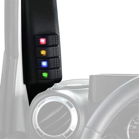 Buy Hooke Road for Jeep JK Wrangler Light Switch Panel Driver Side A ...