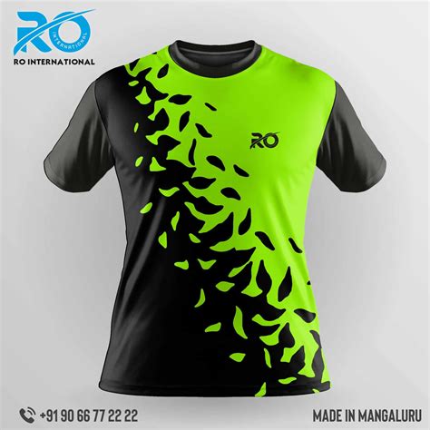 Ro FS Sublimation Jersey Green Black - RO International | Green & black ...