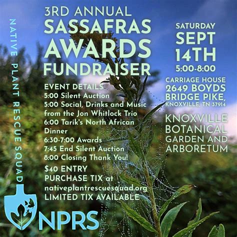 Sassafras Awards and Fundraiser, 2649 Boyds Bridge Pike, Knoxville, TN ...