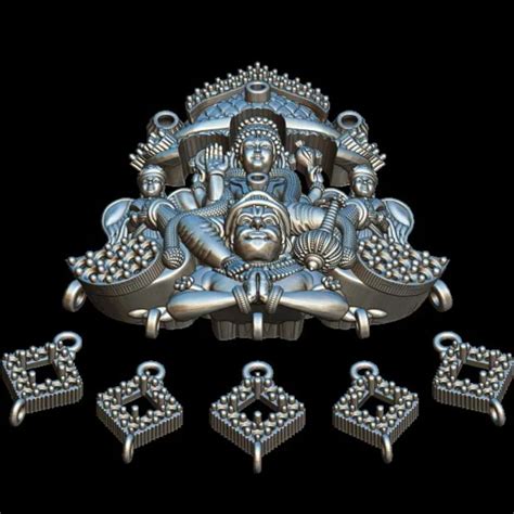 Divine Laxmi 3D Model - Exquisite 3D Printing Design