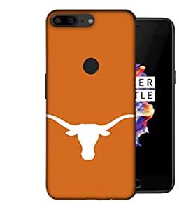 Printfidaa Bull Head with Orange Background Printed Designer Hard Back ...