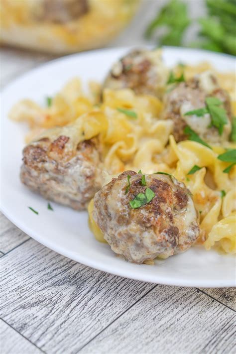 Swedish Meatball Noodle Bake Recipe