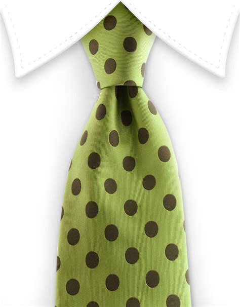 Green Tie with Khaki Polka Dots – GentlemanJoe