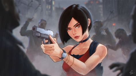 Resident Evil 2 Remake, 4K, Resident Evil 4, Resident Evil 2, Resident Evil 6, ada wong ...