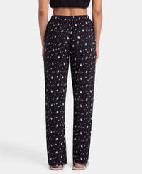 Buy Super Combed Cotton Printed Pyjama with Side Pockets - Black RX88 ...