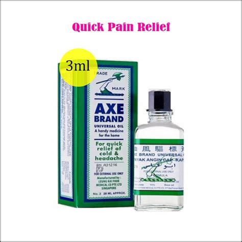 Axe Brand Universal Oil for (Quick Pain Relief) 03ml – Beauty Mind ll ...