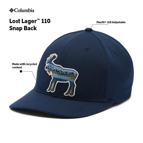 Columbia Unisex Blue Lost Lager 110 Snap Back