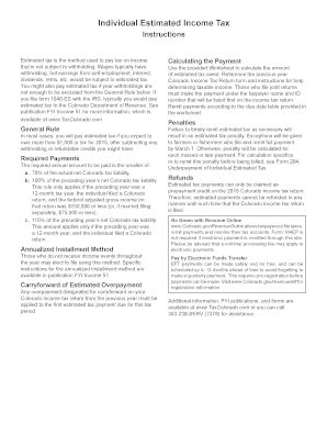 Colorado Estimated Tax Payments 2021: Complete with ease | airSlate SignNow