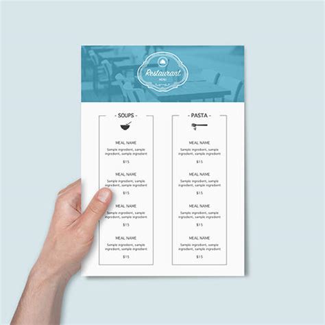 Image result for Two-Page Menu