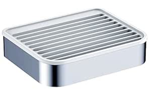 P E R K SOAP Dish Stainless Steel - 304 (Heavy) + ABS in Multi Purpose ...