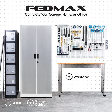Buy Fedmax Metal Garage Storage Cabinet - 71-inch Tall Large Steel ...