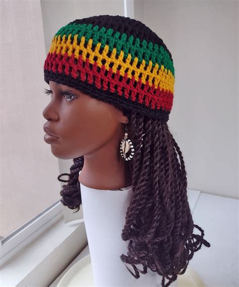 D-reggae Fitted Mesh Tam Beanie Cap / Unisex Men's Women's / Green ...
