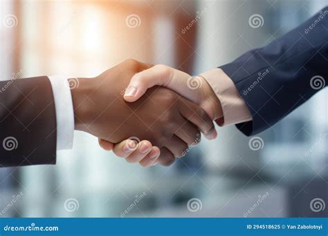 A Close Up of Two People Shaking Hands Stock Illustration ...