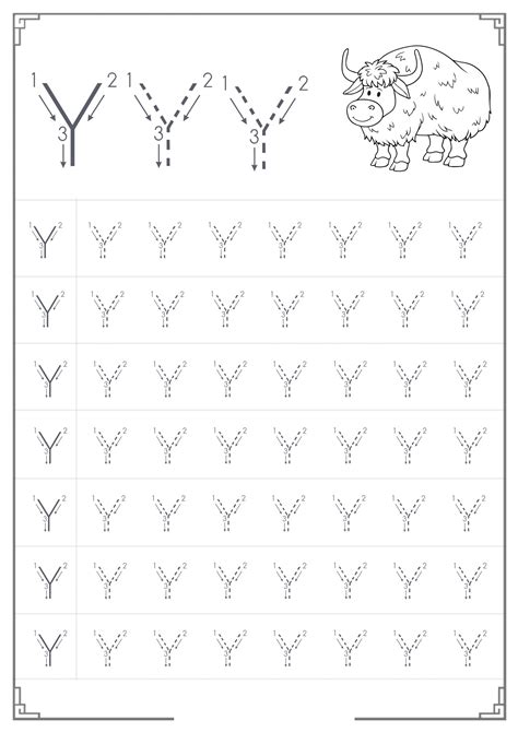 Letter Y Worksheets Alphabet | 101 Activity
