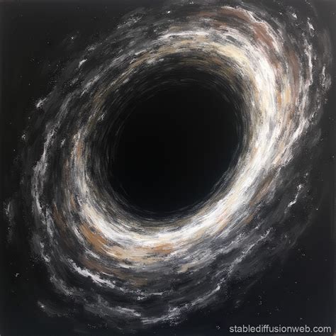 Gigantic Black Hole Drawing | Stable Diffusion Online
