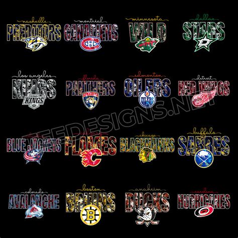 32 Skull Theme NHL Designs PNG – Tee Designs